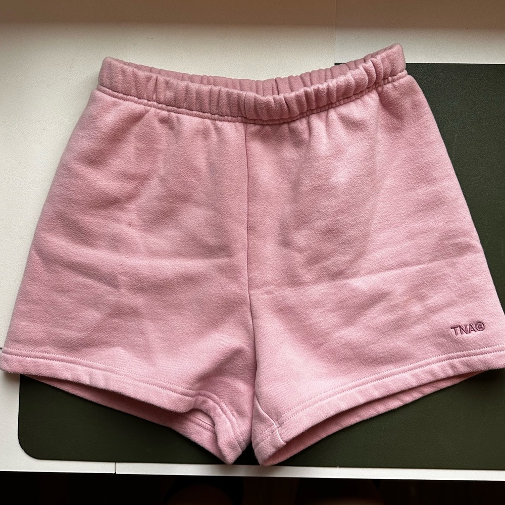Aritzia TNA sweat-fleece shorts